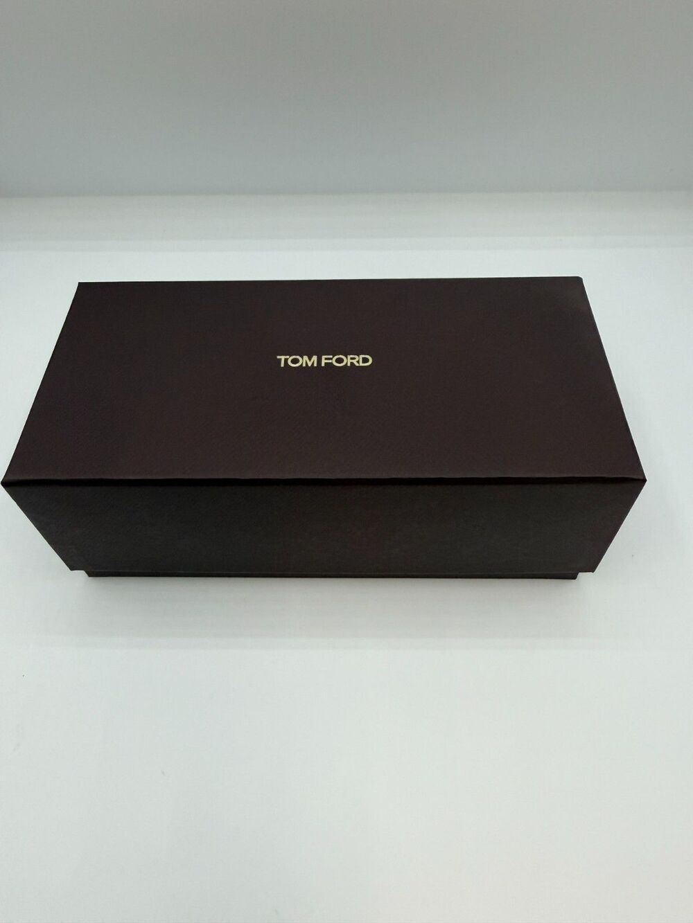 Tom Ford Eyeglasses Sunglasses Hard Case Box Cloth Booklet Brown Authentic